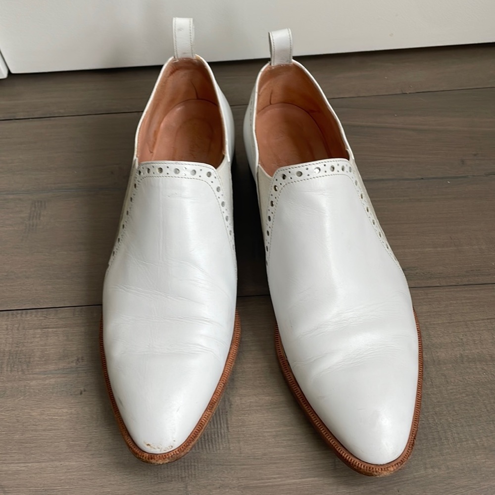 robert clergerie white flats (not for sale right now)